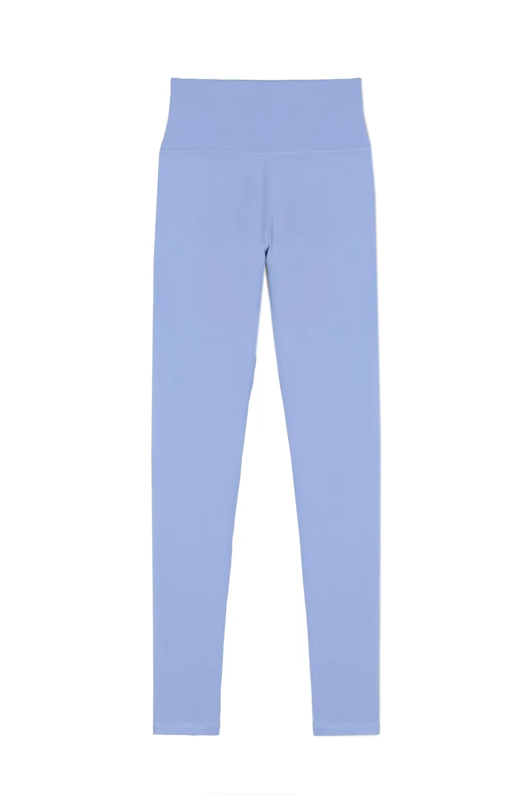 blue high-waist activewear leggings