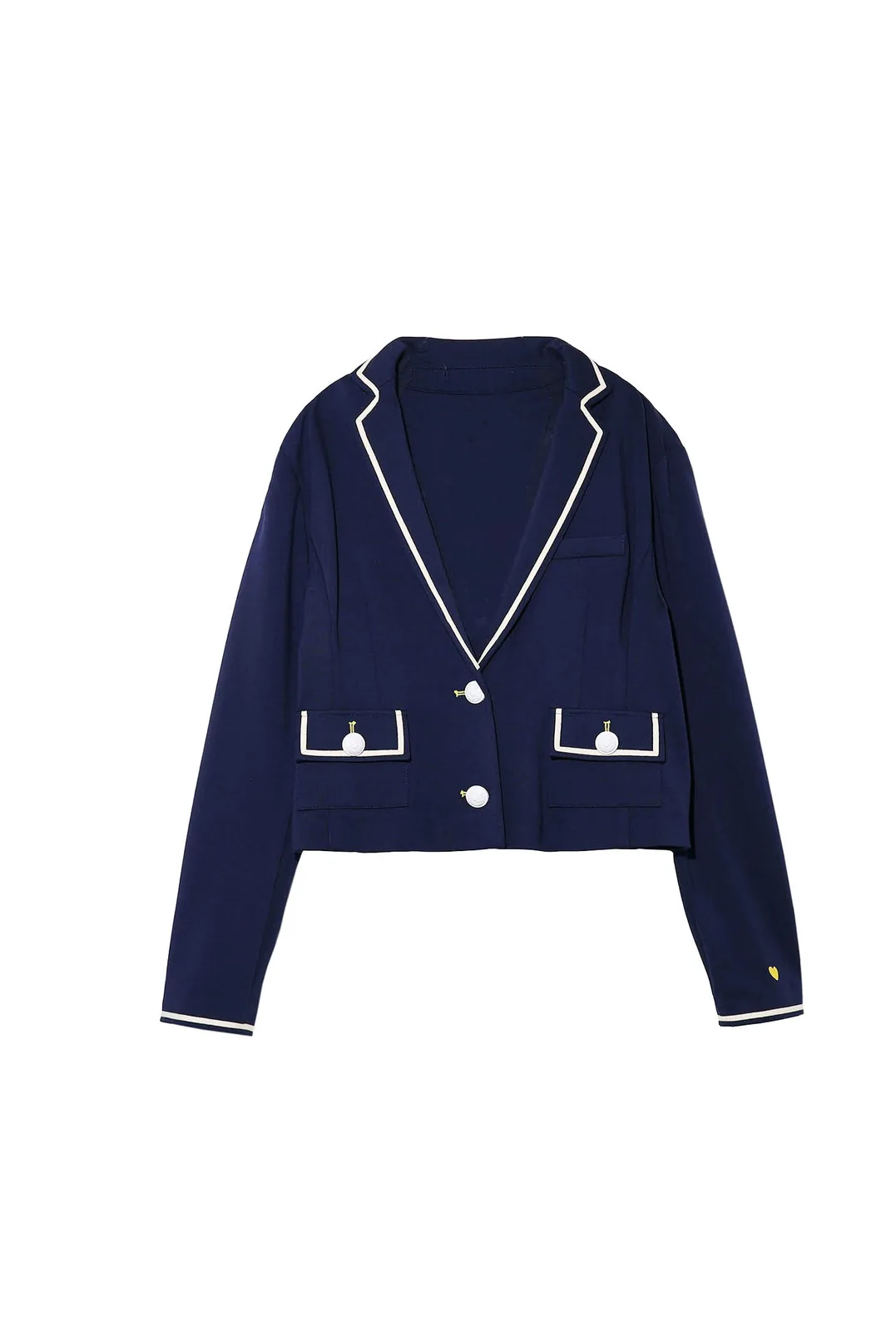 contrast-trim knit cardigan